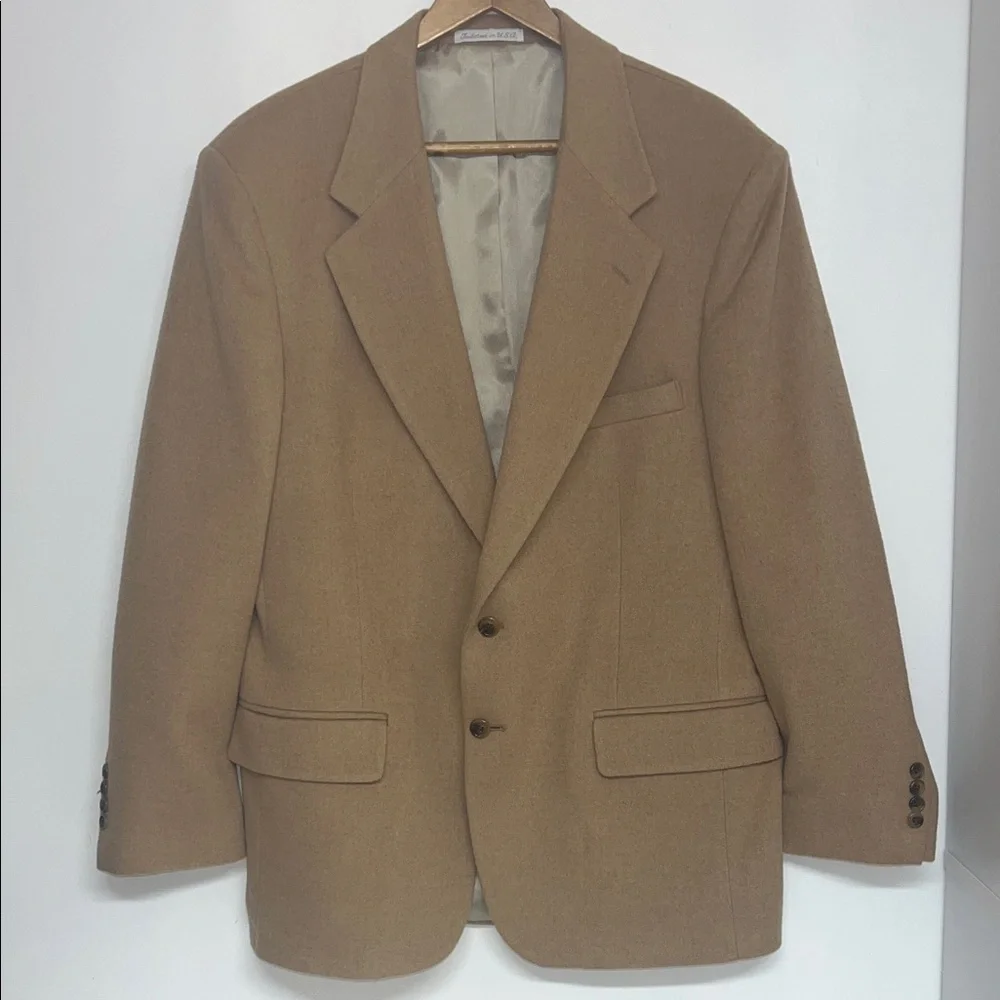 Club Room 42R Men’s 100% Camel Hair Blazer, Tailored in USA, #vintage #business